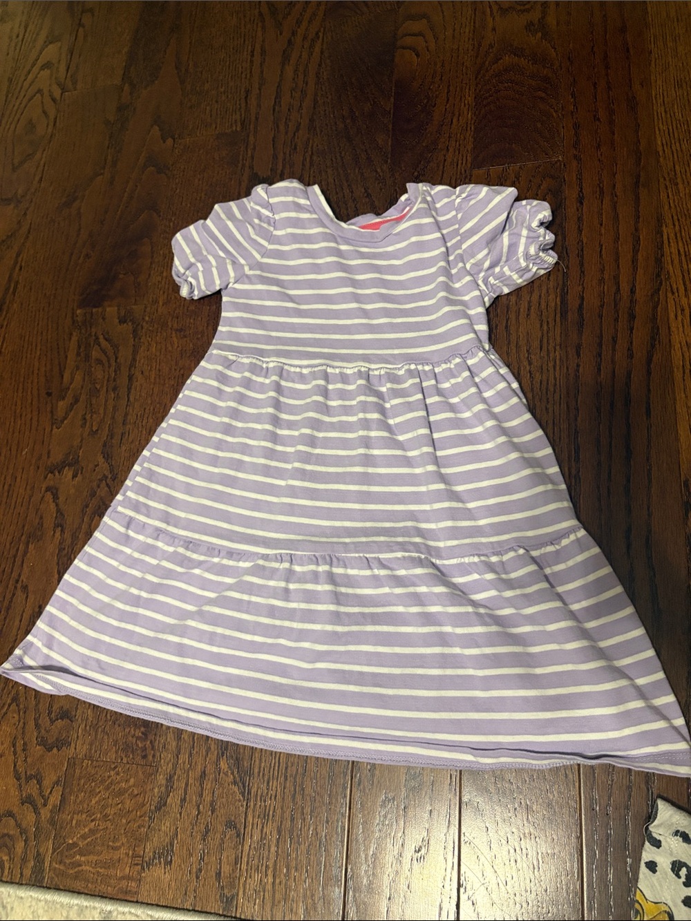 GAP Lavender & White Striped Girls' Casual Dress